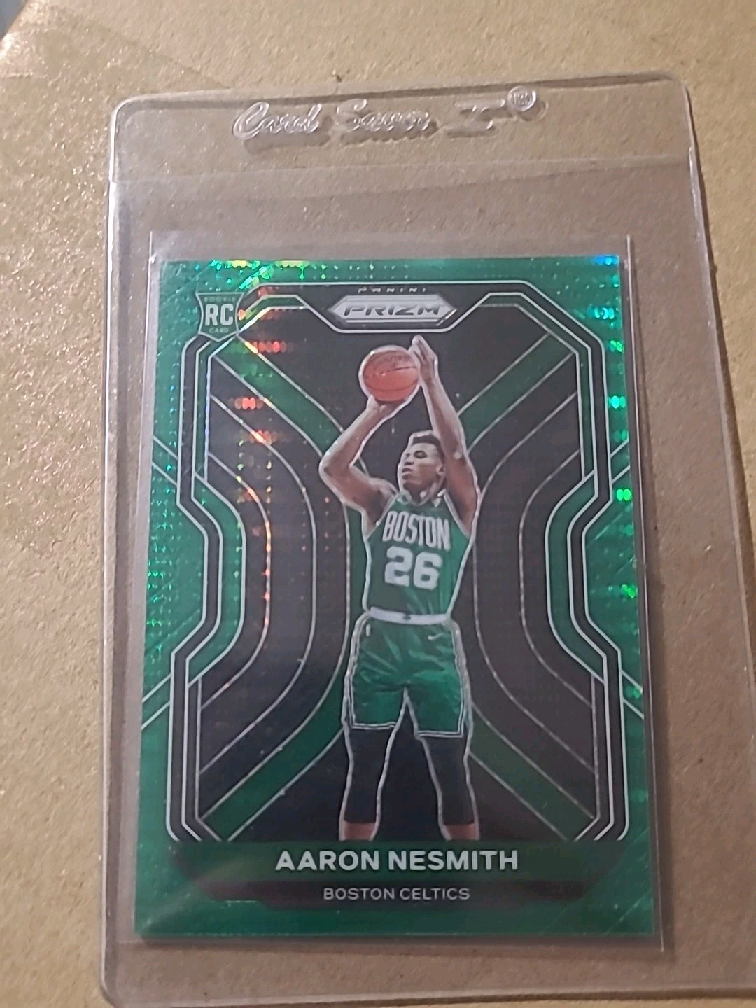 2020-21 Panini Prizm Green Pulsar Prizm #282 Aaron Nesmith /25 (RC)