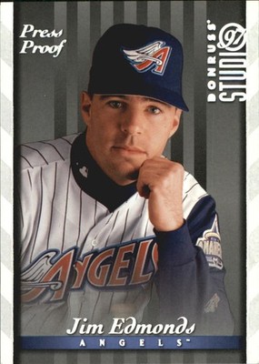 1997 Studio Silver Press Proofs #126 Jim Edmonds Card