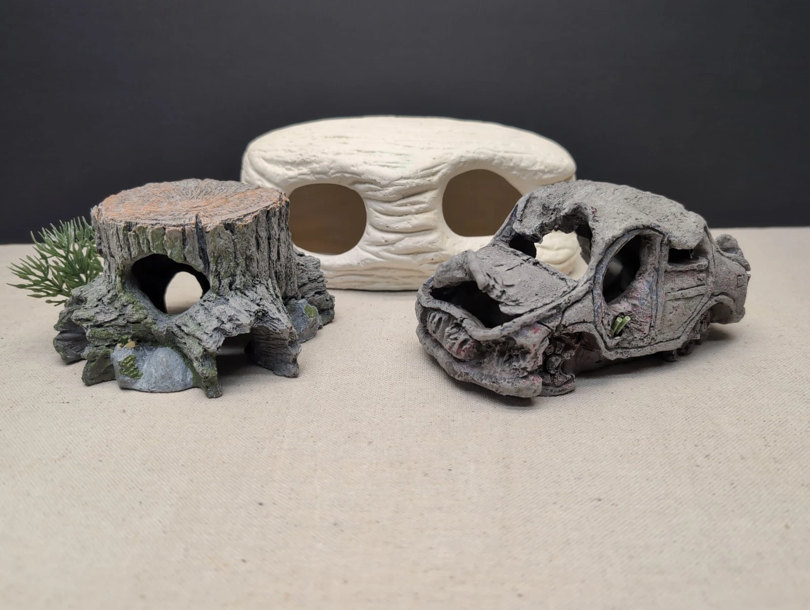 Fish Tank Decor Lot Accessories Fish Aquarium Set Lot Of 3 Fish Hideouts Tunnel
