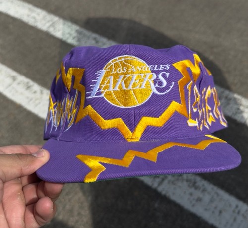 Drew Pearson Los Angeles Lakers Purple Yellow NBA  CUSTOM HAT (NOT VTG)
