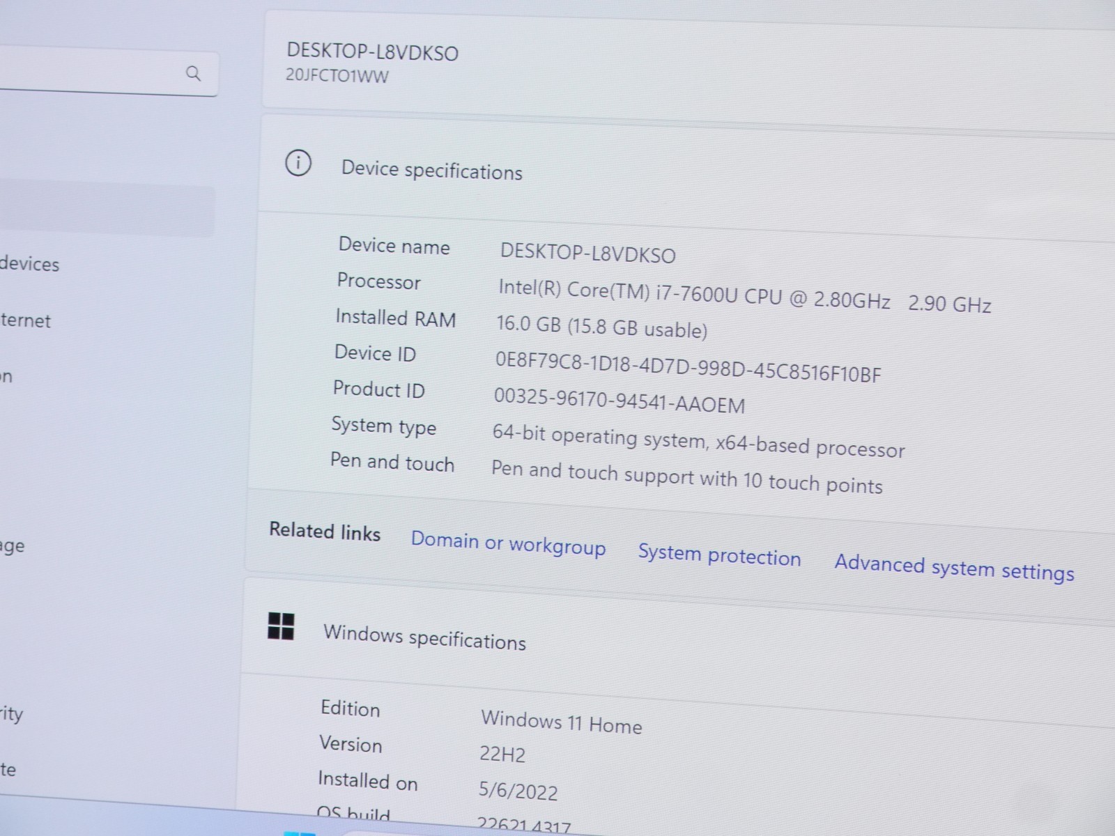 Lenovo ThinkPad X1 Yoga, 14-Inch Laptop, with Intel Core i7 7th Gen., Windows 11 Home