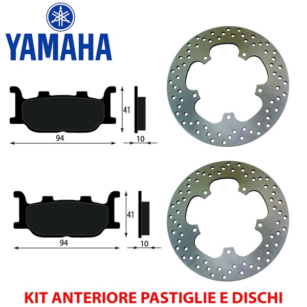 Satz BremsbelÄGe UND Bremsscheiben Vorne Yamaha T-MAX Tmax T MAX 500 2004 2007-image