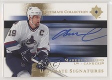 2005-06 Ultimate Collection Ultimate Signatures Markus Naslund #US-MN Auto 0c3