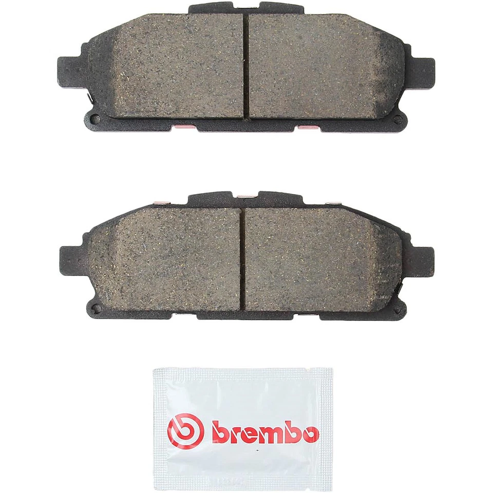 Kit de frenos delanteros Brembo pastillas de cerámica rotores de disco recubiertos para Nissan Quest '11-'17 Brembo Foto 4 de 4
