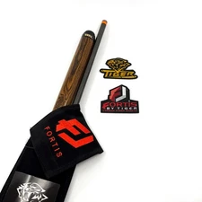 Pool Cue | Tiger TH-2 Pool Cue | 19oz. Maple/ Bocote wood, Fortis Carbon Fiber
