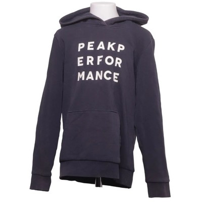 Peak Performance, Kapuzenpullover, Größe: 150, Blau, Print, Unisex (Kinder) #5gO