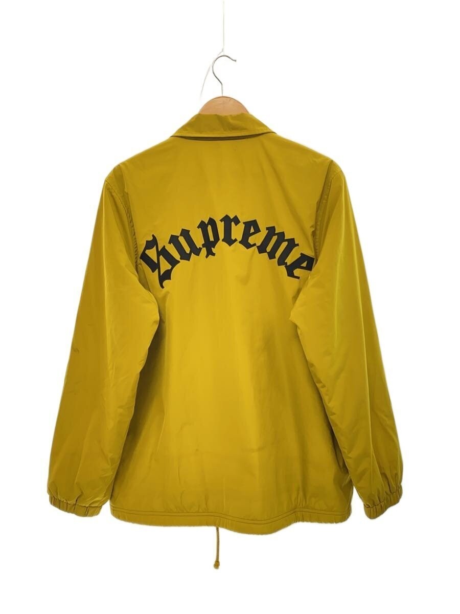 Supreme 16AW Old English Coaches Jacket Coach Jacket M Polyester YLW thumbnail 2