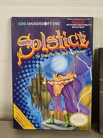 Solstice: The Quest for the Staff of Demnos Nintendo NES