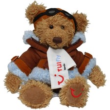 Russ Berrie TUIfly, Flieger-Teddy Kuscheltier 25cm Gebraucht Teddybär