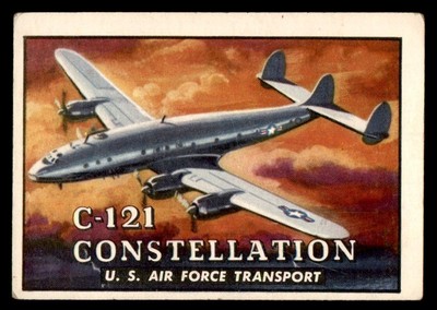 1952 Topps Wings #31 C-121 Constellation VG *e1