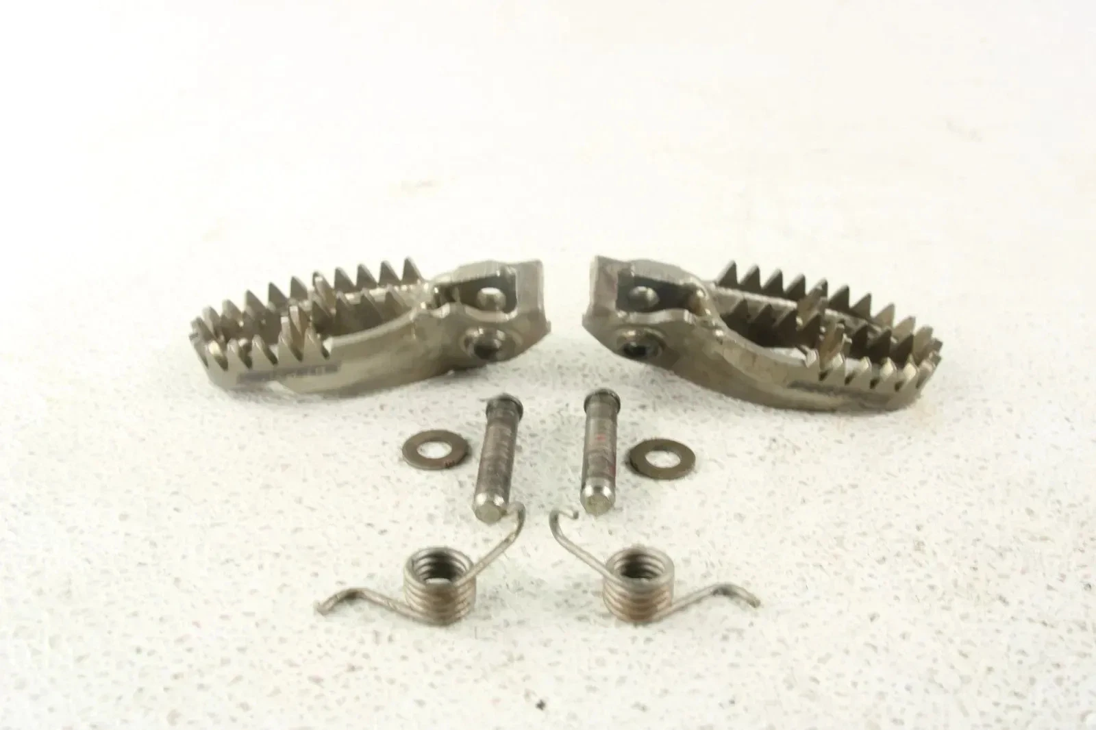 2021 GAS GAS MC450 F Pro Pegs Titanium Left Right Foot Rests Pegs B4551