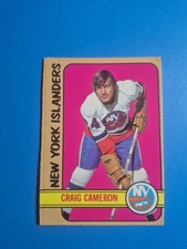 1972-73 OPC HOCKEY # 13 CRAIG CAMERON NEW YORK ISLANDERS EXMT OR BTR diggydoug86