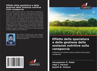 Effetto Della Spaziatura E Della Gestione Delle Sostanze Nutritive Sulla...