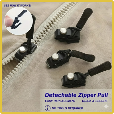 #ad #ad 12 Pack Universal Quick‑Fix Zipper Repair Kit – Detachable Slider Replacement $8.90