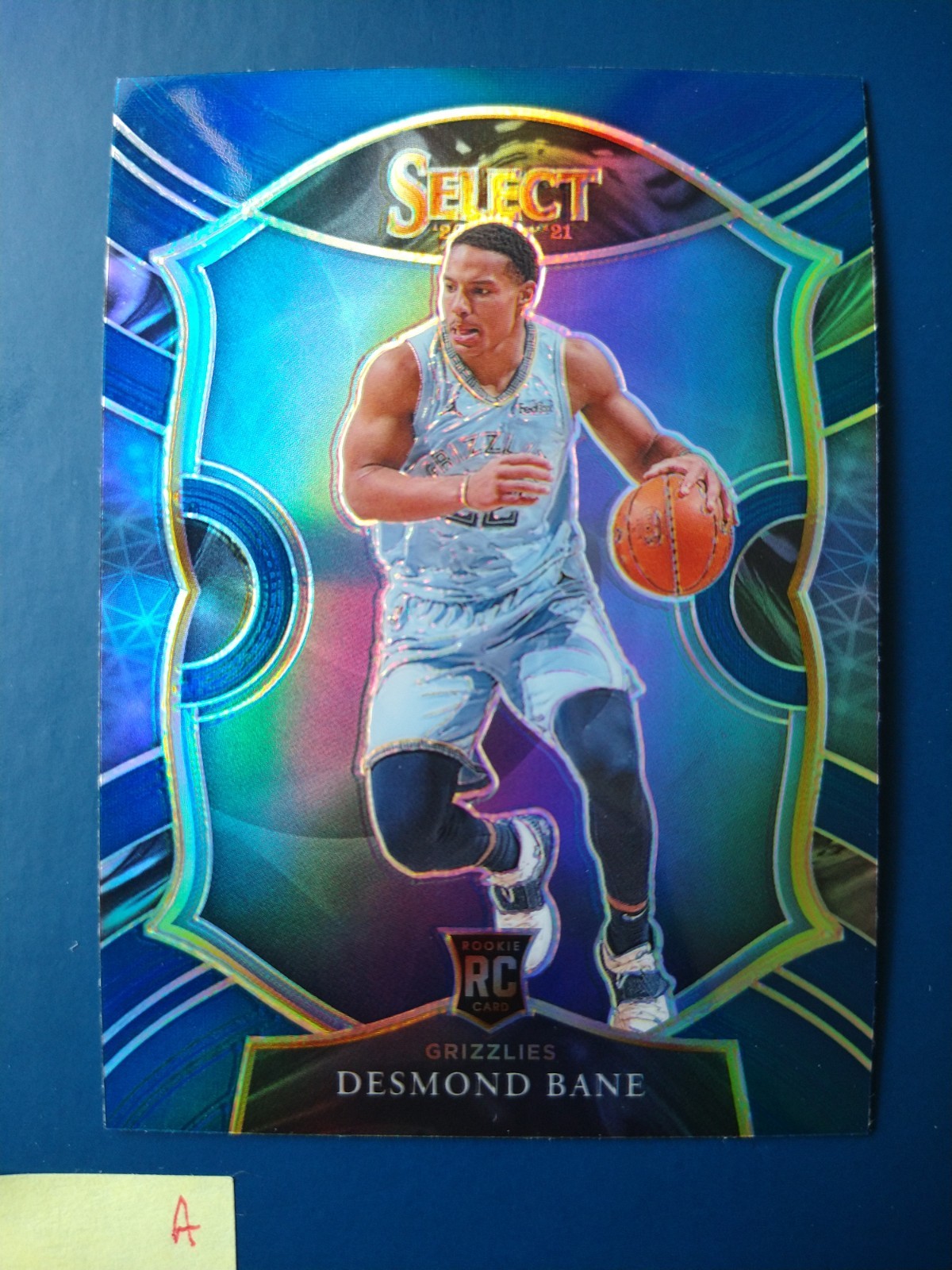 2020-21 Panini Select Desmond Bane Concourse Blue Silver Prizm #90 Grizzlies RC