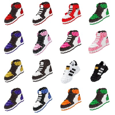 Mini Basketballschuhe 3D Puzzle Micro Connection Bausteine Zum Selbermachen