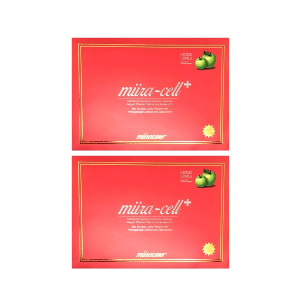 2x Miira-Cell+ Anti Aging Stem Cell Soursop (24 Sachet) Revoobit
