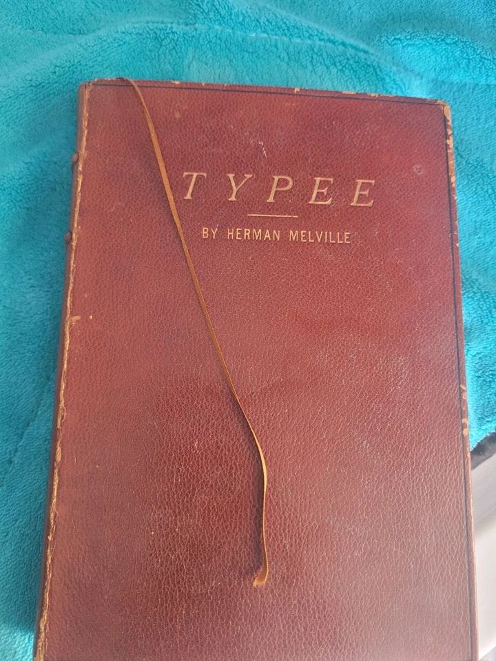 Typee By Herman Melville Revised 1st Edition 1847 Wiley & Putnam Great Condition - Image 4 of 4