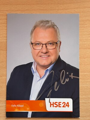 Felix Köppl - HSE24 - Autogrammkarte original signiert - #S27331