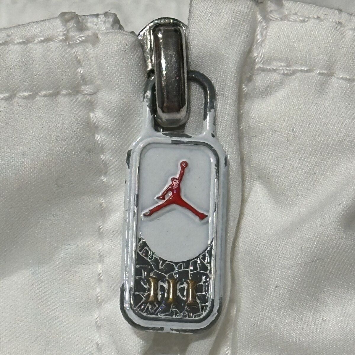 Vintage Air Jordan 3 Jacket Mens 3XL Cement Elephant Print Vintage Air Jordan 3 Jacket Mens 3XL Cement Elephant Print