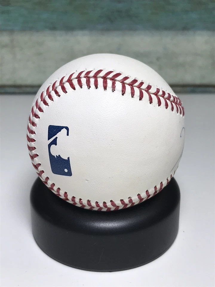 KEVIN PLAWECKI FIRMADO ROMLB BÉISBOL Mets Medias Rojas Rangers Indios Autografiado Foto 3 de 4