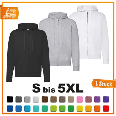 Chaqueta deportiva clásica con capucha Fruit of the Loom FOL chaqueta con cremallera - Imagen 1 de 4