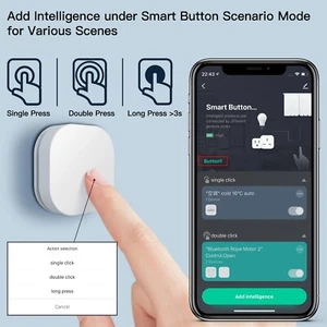 Tuya ZigBee Scene Switch Smart Button Smart Maison Zigbee Gateway Besoin
