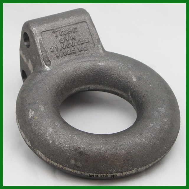 Adjustable 2Bolt Mount Drawbar Pintle 3" Eye 21,000 GTW