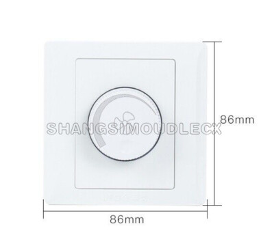 220V Adjustment Ceiling Fan Speed Control Switch Wall Button Dimmer Switch NEW