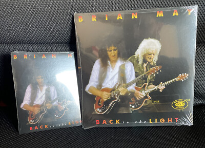 BRIAN MAY QUEEN Back To The Light (2021 Mix) CDs & White Vinyl 7'' Bundle RareEd