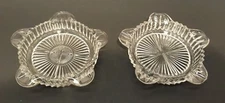 Lot of 2 Decorative Art Deco 4 Rest Ashtrays Shabby Chic