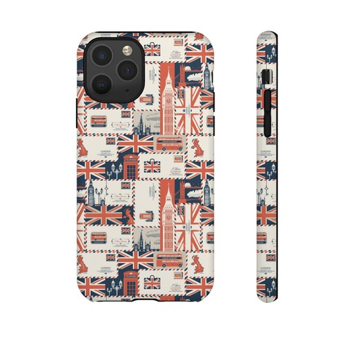 British Icons Phone Case - Union Jack, Big Ben, British Flag, London, Wrap Print - Picture 59 of 177