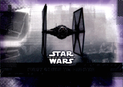 50 - First Order TIE Fighter - Lila - Rise of Skywalker