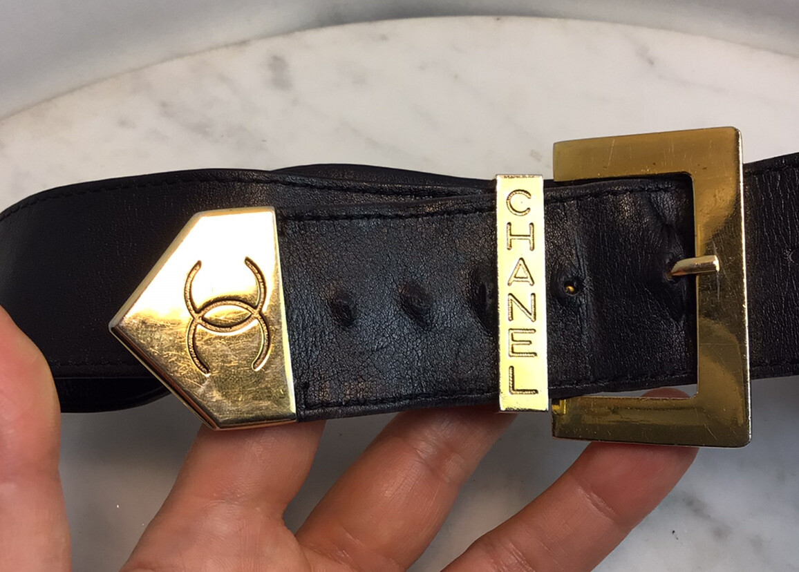 小物 FW1999 CHANEL LEATHER BELT Chanel leather belt | eBay
