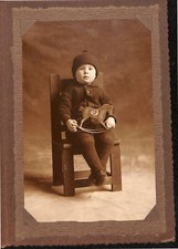 Victorian Antique Cabinet Card Photo of a Toddler