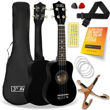 Image of Soprano Ukulele Bundle - Bag, Stand & More - 3rd Avenue - FREE 1 Month Lessons