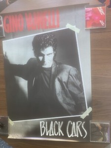 Gino Vannelli  1985 Black Cars Promo Poster