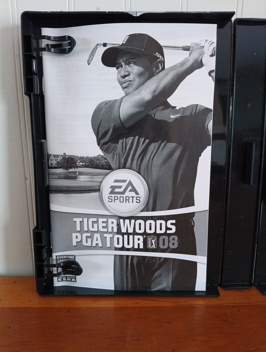 Tiger Woods PGA Tour 08 PC Game, Case, and Instruction Tiger Woods PGA Tour 08 PC Game, Case, and Instruction