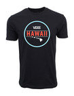 VANS MENS HAWAII MAP BLACK T SHIRT