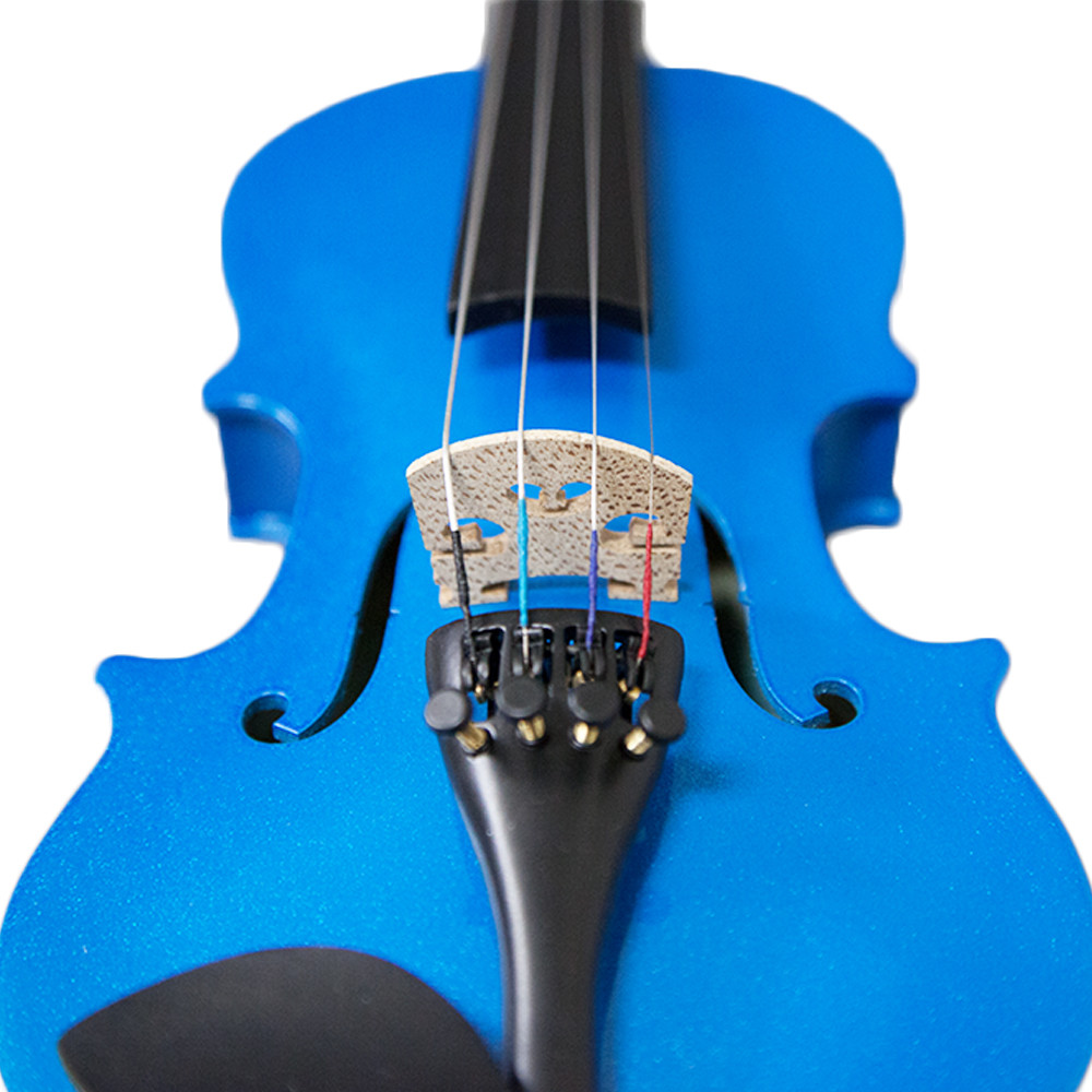 Sky Children's 1/10 Size Blue Violin w Rosin, Cute Violin