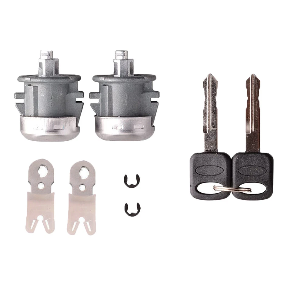 Cilindro y llaves de cerradura de puerta para Ford F250 F350 Super Duty 1999-2016 Foto 2 de 4