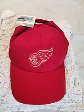 vintage Detroit Red Wings Drew Pearson Marketing Cap One Size Fits All, New NOS