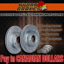 Fits 2011 Chevrolet Corvette Drilled Brake Rotors Ceramic Slv F Fits 2011 Chevrolet Corvette Drilled Brake Rotors Ceramic Slv F