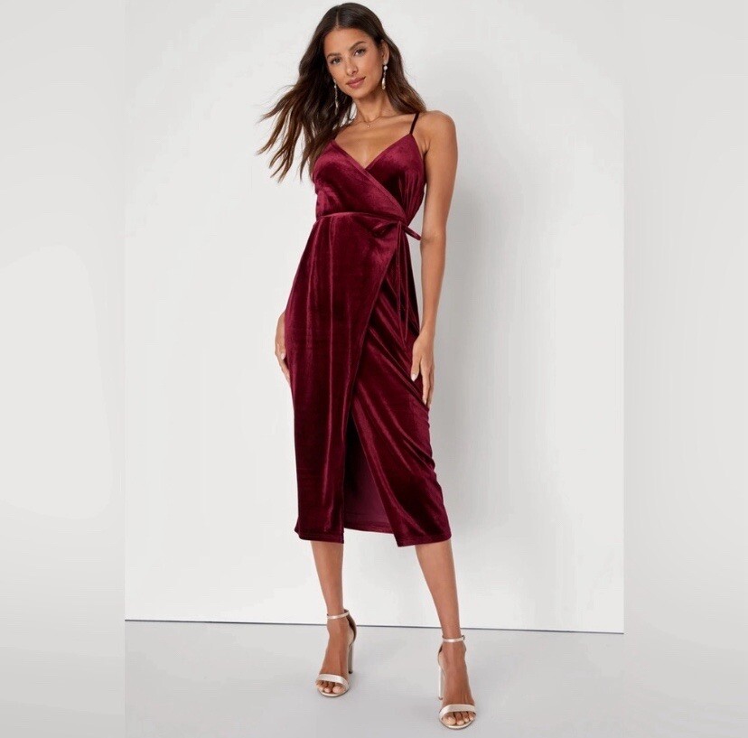 burgundy wrap dress midi Buy Lipsy Burgundy Red Faux Leather Petite Wrap Midi Dress from Next USA