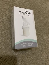 new motif medical manual silicone breast pump
