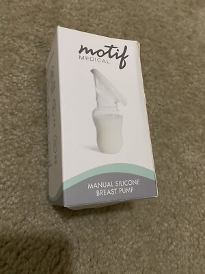 new motif medical manual silicone breast pump