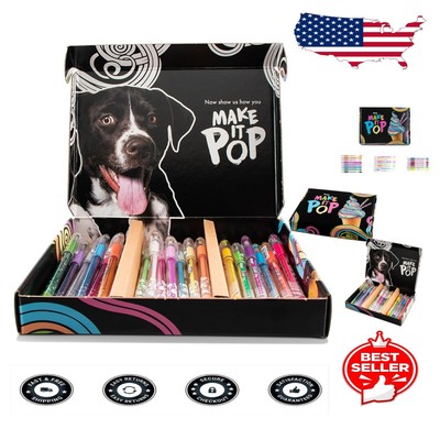 Limited Edition POP Gel Pen Series - Milky, Solar, Sparkle in Collector's Box