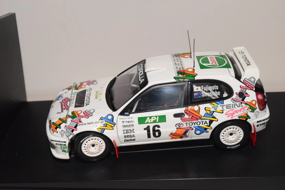 A55 1:18 AUTOART 80028 TOYOTA COROLLA WRC AUSTRALIA RALLY 98 FUJIMOTO MIB - Immagine 3 di 4