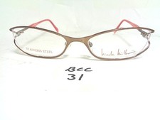 New NICOLE MILLER Eyeglass Frame Chintz Ballerina Brown Stainless Steel BCC-31 