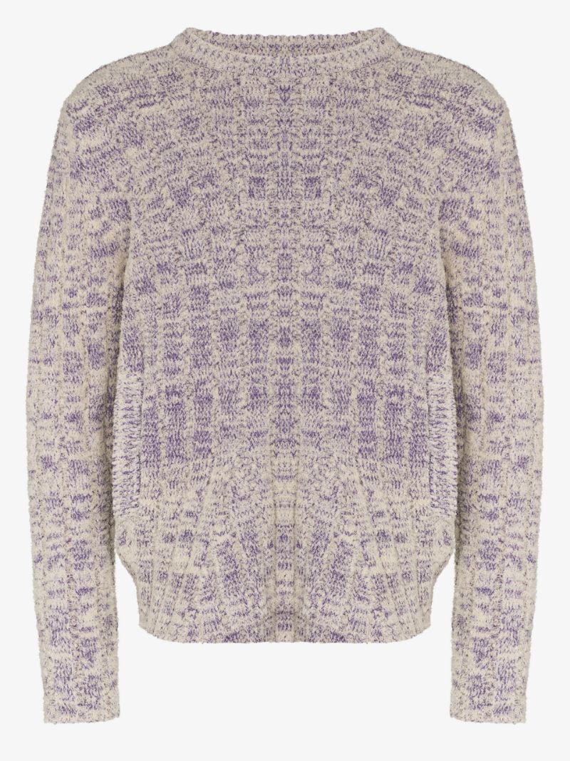 Kiko Kostadinov Harkman Knit Sweater - Purple Size SMALL Kiko Kostadinov Harkman Knit Sweater - Purple Size SMALL